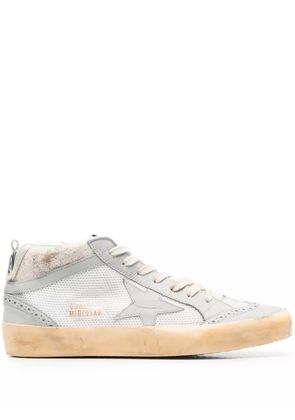 Golden Goose Mid Star lace-up sneakers - White