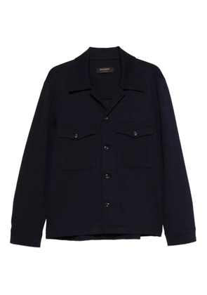 OFFICINA 36 button-down flap-pocket jacket - Blue