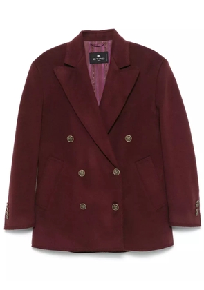 ETRO double-breasted coat - Red