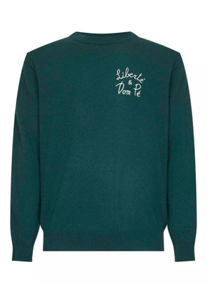 MC2 Saint Barth embroidered ribbed sweater - Green