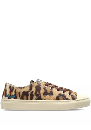 Vivienne Westwood leopard-print sneakers - Neutrals