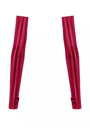 Amir Slama x Astrid striped gloves - Red