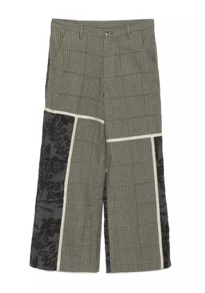 COMMUNS checked pants - Green