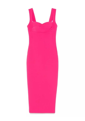 SILK LOVE & LACE Theodora midi dress - Pink