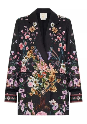 Camilla Letters from a Vineyard blazer - Black