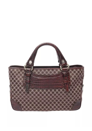 Celine Pre-Owned 2000-2025 Macadam Canvas Boogie handbag - Brown