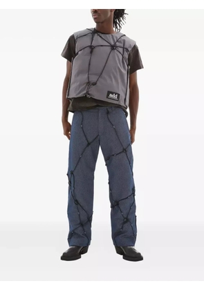 Who Decides War straight-leg trousers - Blue