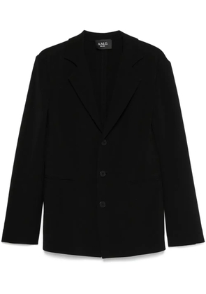 A.M.G. single-breasted blazer - Black