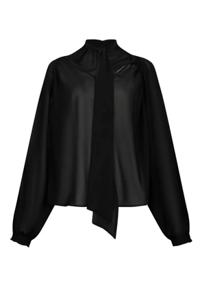 LIU JO scarf collar raglan blouse - Black