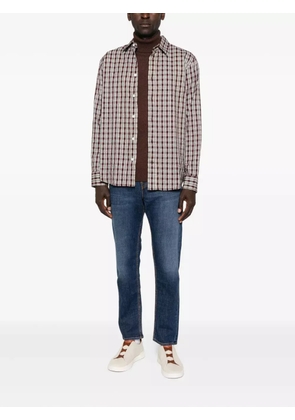 Ballantyne fine-knit jumper - Brown