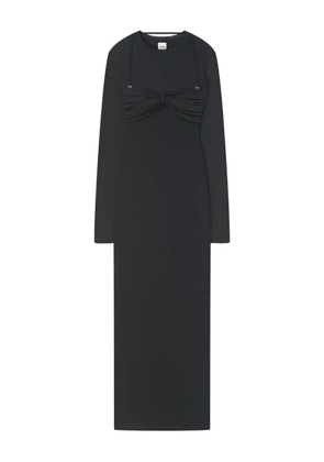 Nanushka Artemiz bra-detail maxi dress - Black