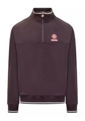 Casablanca Laurel sweatshirt - Purple