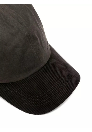 Barbour corduroy panelled cap - Green