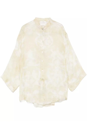 Forte Forte floral-print shirt - Neutrals