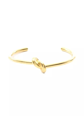 Celine Pre-Owned 2010s Knot bangle bracelet - Gold