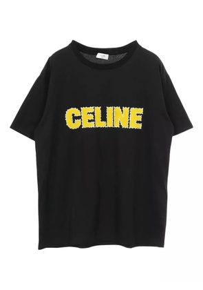 Celine Pre-Owned 2010s logo stone T-shirt - Black