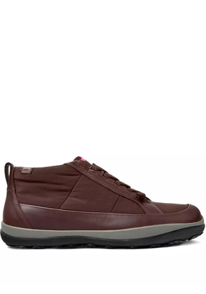 Camper Peu Pista lace-up rubber-sole sneakers - Brown