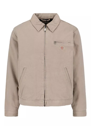 DICKIES canvas zipped jacket - Neutrals