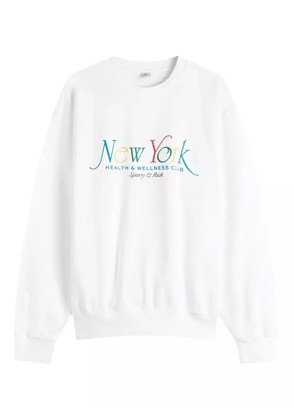Sporty & Rich crew-neck graphic sweatshirt - White