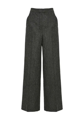 Yves Salomon flannel tailored trousers - Grey