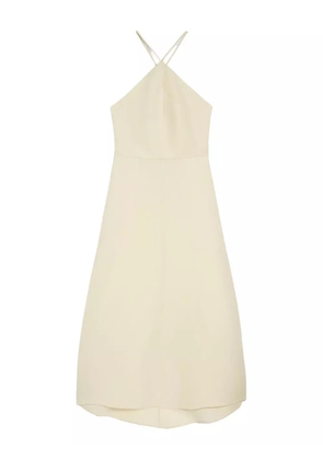 Jil Sander halterneck dress - Yellow