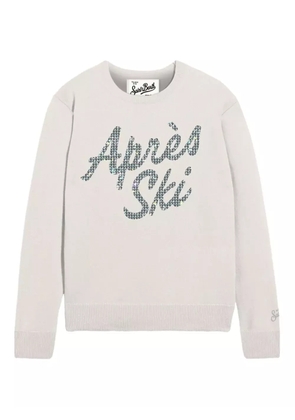 MC2 Saint Barth lettering-detail sweater - Grey