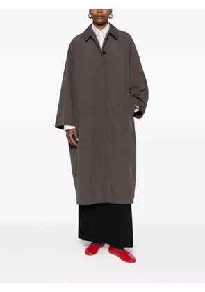 The Row Arwen single-breasted coat - Brown