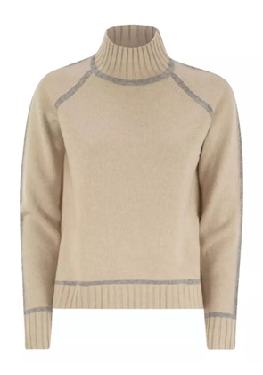 Max Mara turtleneck raglan-sleeve sweater - Neutrals