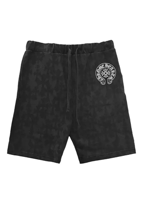 Chrome Hearts Monogram Horseshoe Logo shorts - Black