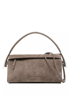 Benedetta Bruzziches suede satchel bag - Brown