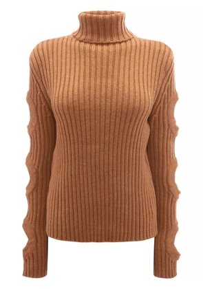 JW Anderson cut-out detail jumper - Brown