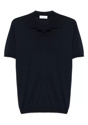 Kangra fine-ribbed T-shirt - Blue