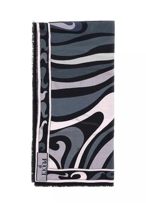 PUCCI abstract-print scarf - Black