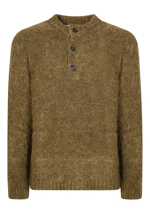 AMARÁNTO bouclé serafino sweater - Green