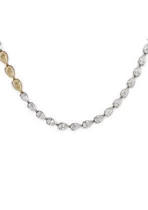Jewels Aficionado 18kt white gold Riviére tennis necklace - Silver