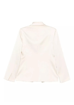 IMPERIAL peak-lapel single-breasted blazer - White