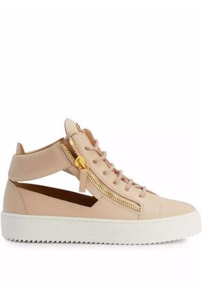 Giuseppe Zanotti Kriss cut-out sneakers - Pink
