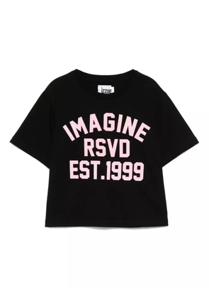 izzue logo-print T-shirt - Black