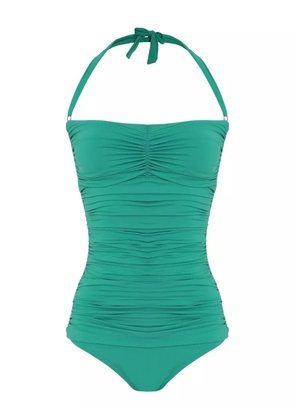 Lygia & Nanny Wangari ruched swimsuit - Blue