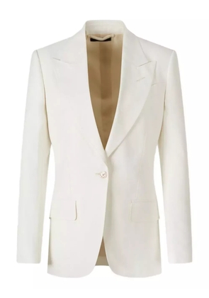 TOM FORD single-breasted twill blazer - Neutrals
