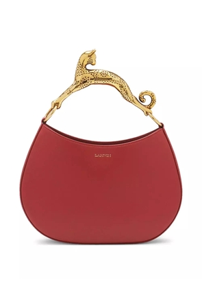 Lanvin embellished-handle tote bag - Red