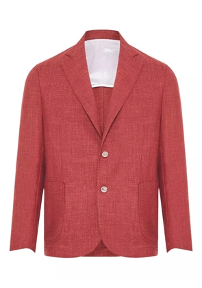 Barba single-breasted blazer - Red