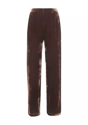 Bianco Levrin velvet trousers - Brown