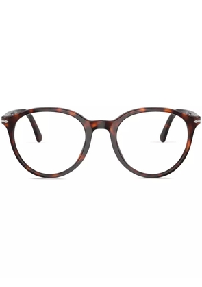 Persol round-frame glasses - Brown