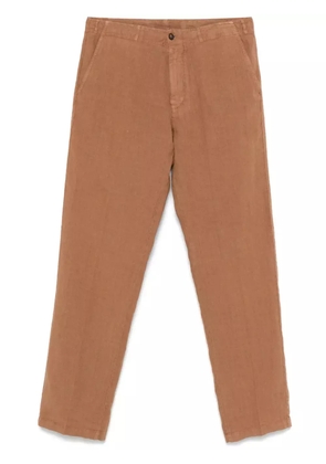 Corneliani linen trousers - Brown