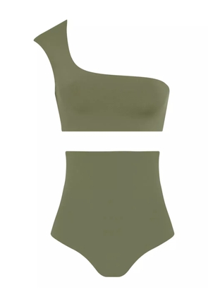 Lygia & Nanny Marjory asymmetrical bikini set - Green