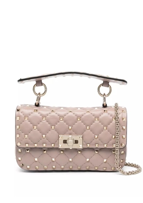 Valentino Garavani small Rockstud Spike shoulder bag - Neutrals