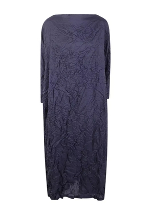 Daniela Gregis textured silk dress - Blue