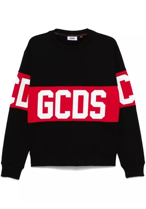 GCDS logo-print sweatshirt - Black
