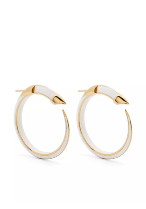 Shaun Leane sterling silver Sabre Solis hoop earrings - Gold